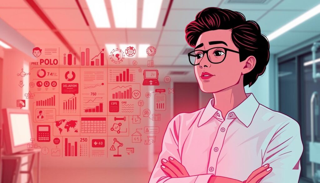 A vibrant, informative illustration debunking common misconceptions about red light therapy. In the foreground, a person surrounded by a warm, therapeutic red glow, dispelling myths with a thoughtful expression. The middle ground depicts a collage of scientific data, charts, and medical equipment, showcasing the proven benefits of this treatment. In the background, a sleek, modern medical facility, conveying the professional, evidence-based nature of red light therapy. Crisp, high-resolution details capture the scene with a sense of authority and clarity, illuminating the truth about this innovative health technology.