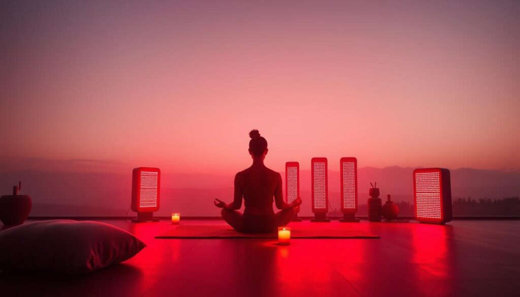 Meditation and Red Light Therapy Wellness Transformation