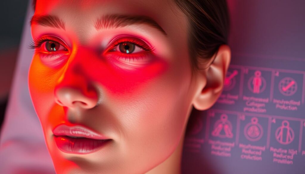 clinical benefits of red light therapy for skin