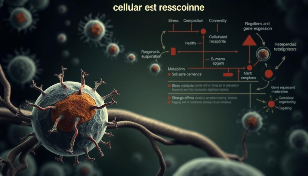 stress and cellular function diagram