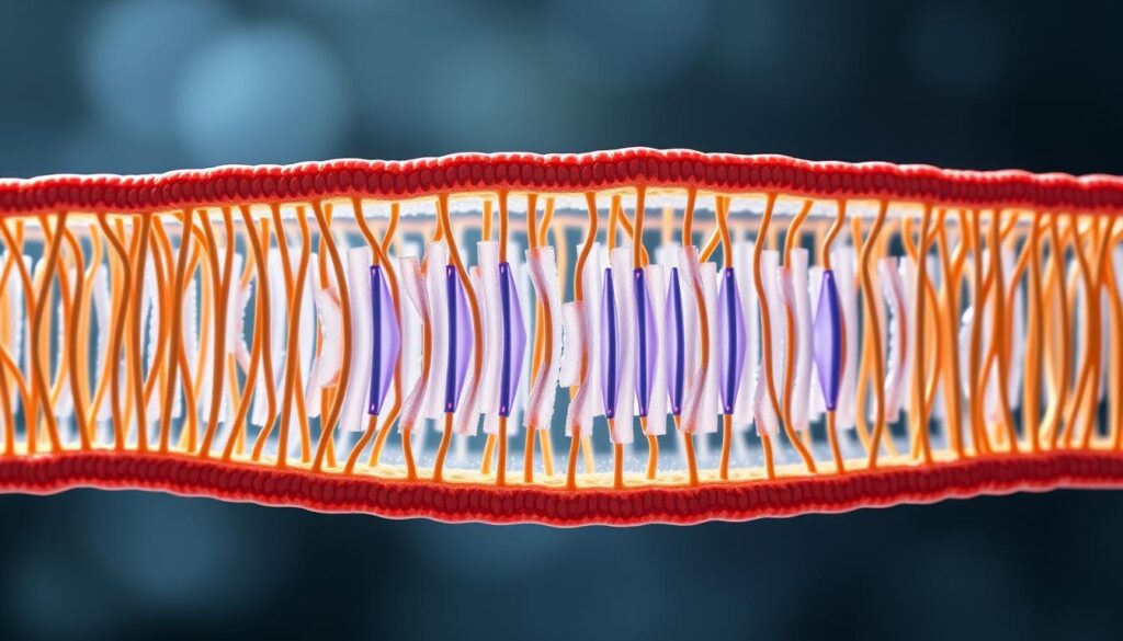 voltage-gated channels in cell membrane